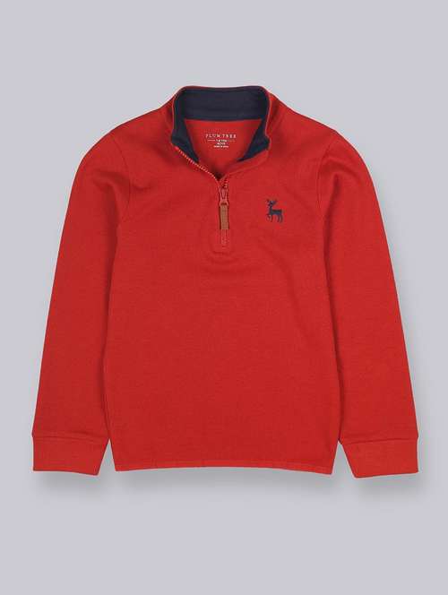 boys solid long sleeve sweatshirt - 22070453 - Standard Image - 0
