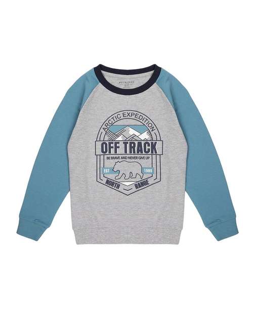 boys color blocked long sleeve sweatshirt - 22070457 -  Standard Image - 0