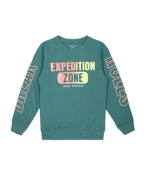 boys printed long sleeve sweatshirt - 22070459 - Standard Image - 0