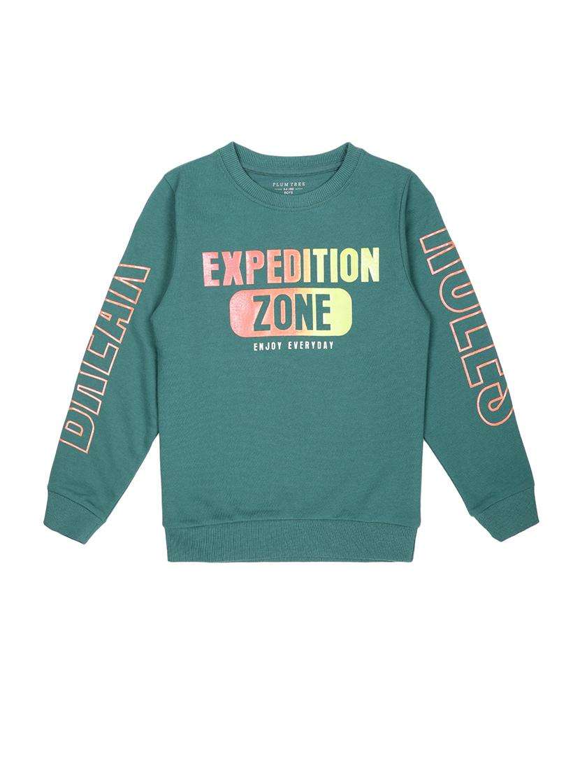 boys printed long sleeve sweatshirt - 22070459 - Zoom Image - 0