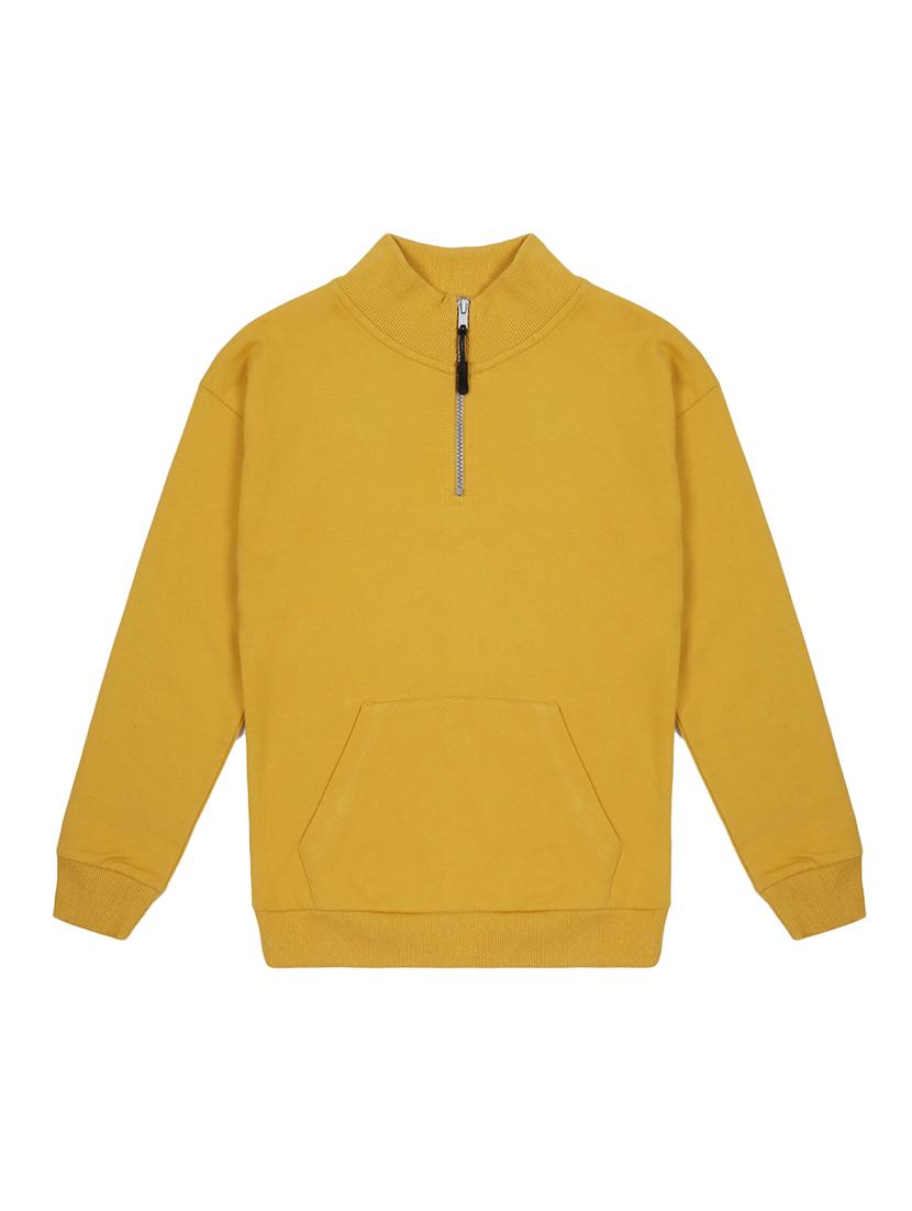 boys solid long sleeve sweatshirt