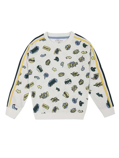 boys printed long sleeve sweatshirt - 22070469 - Standard Image - 0
