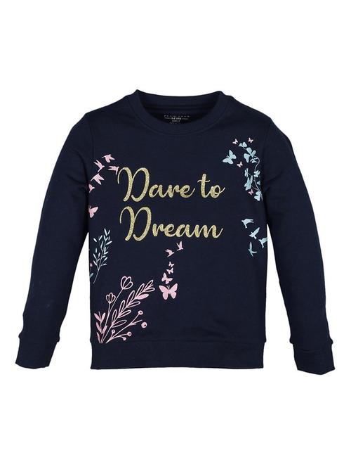 girls printed long sleeve sweatshirt - 22070496 - Standard Image - 0
