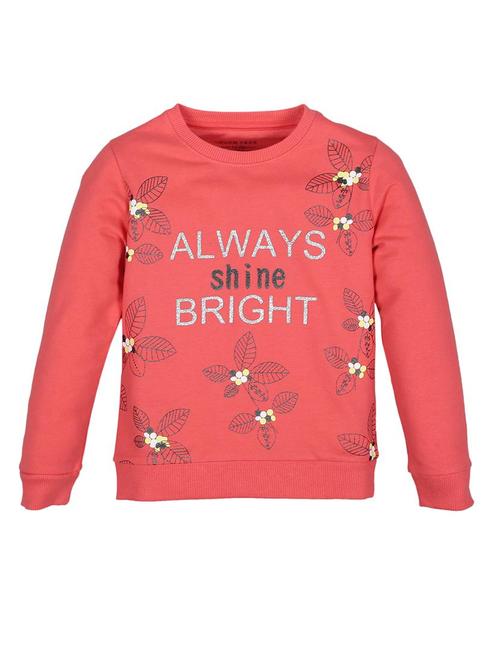 girls printed long sleeve sweatshirt - 22070498 - Standard Image - 0