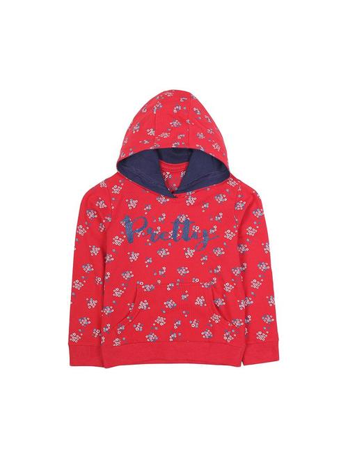 girls printed long sleeve sweatshirt - 22070507 - Standard Image - 0