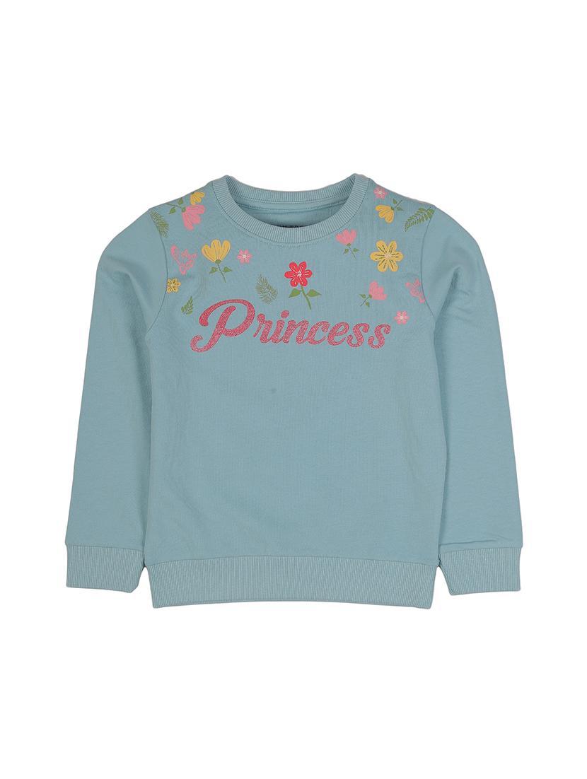 girls printed long sleeve sweatshirt - 22070516 -  Zoom Image - 0