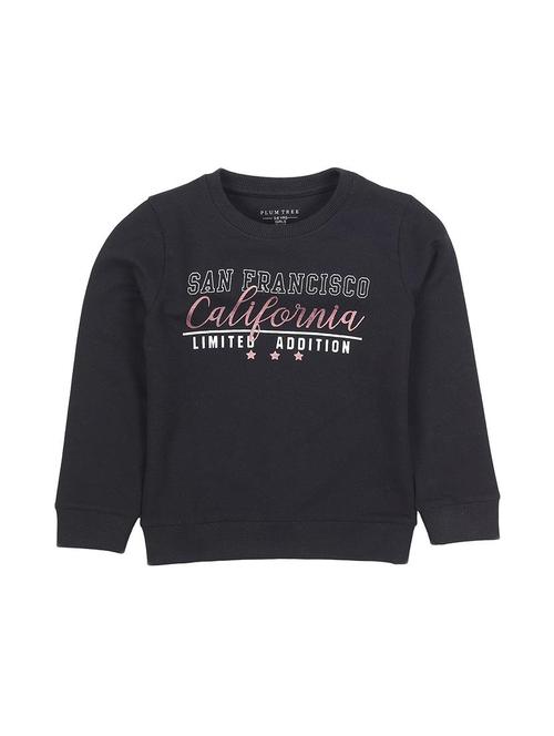 girls printed long sleeve sweatshirt - 22070520 - Standard Image - 0