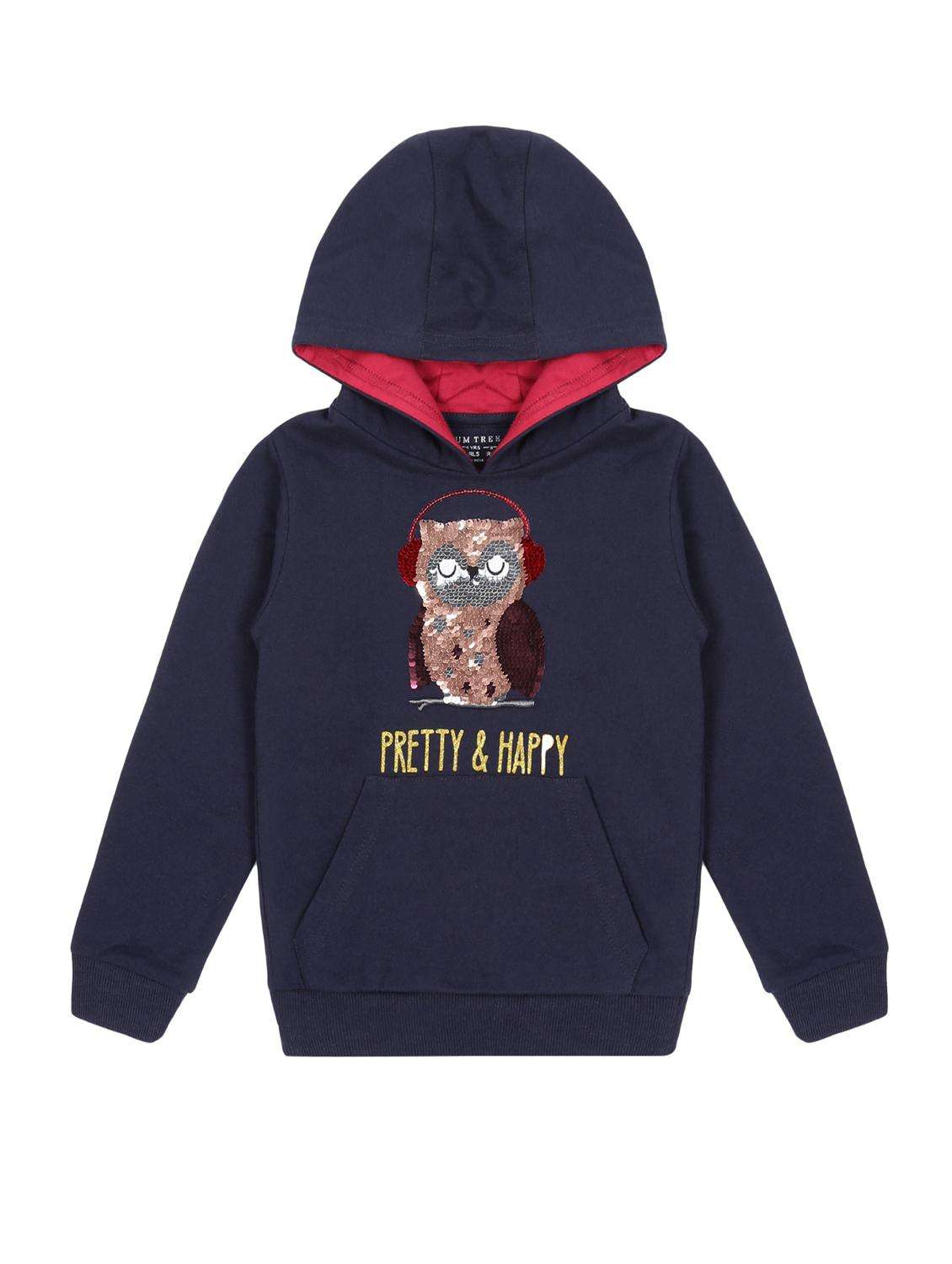girls printed long sleeve sweatshirt - 22070526 -  Zoom Image - 0