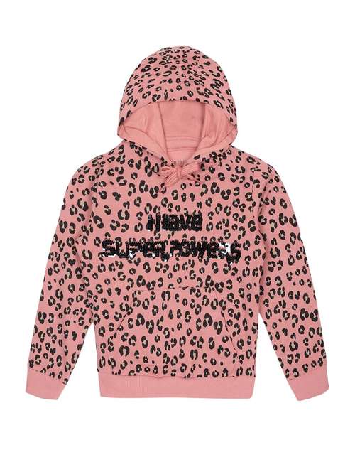 girls printed long sleeve sweatshirt - 22070530 - Standard Image - 0