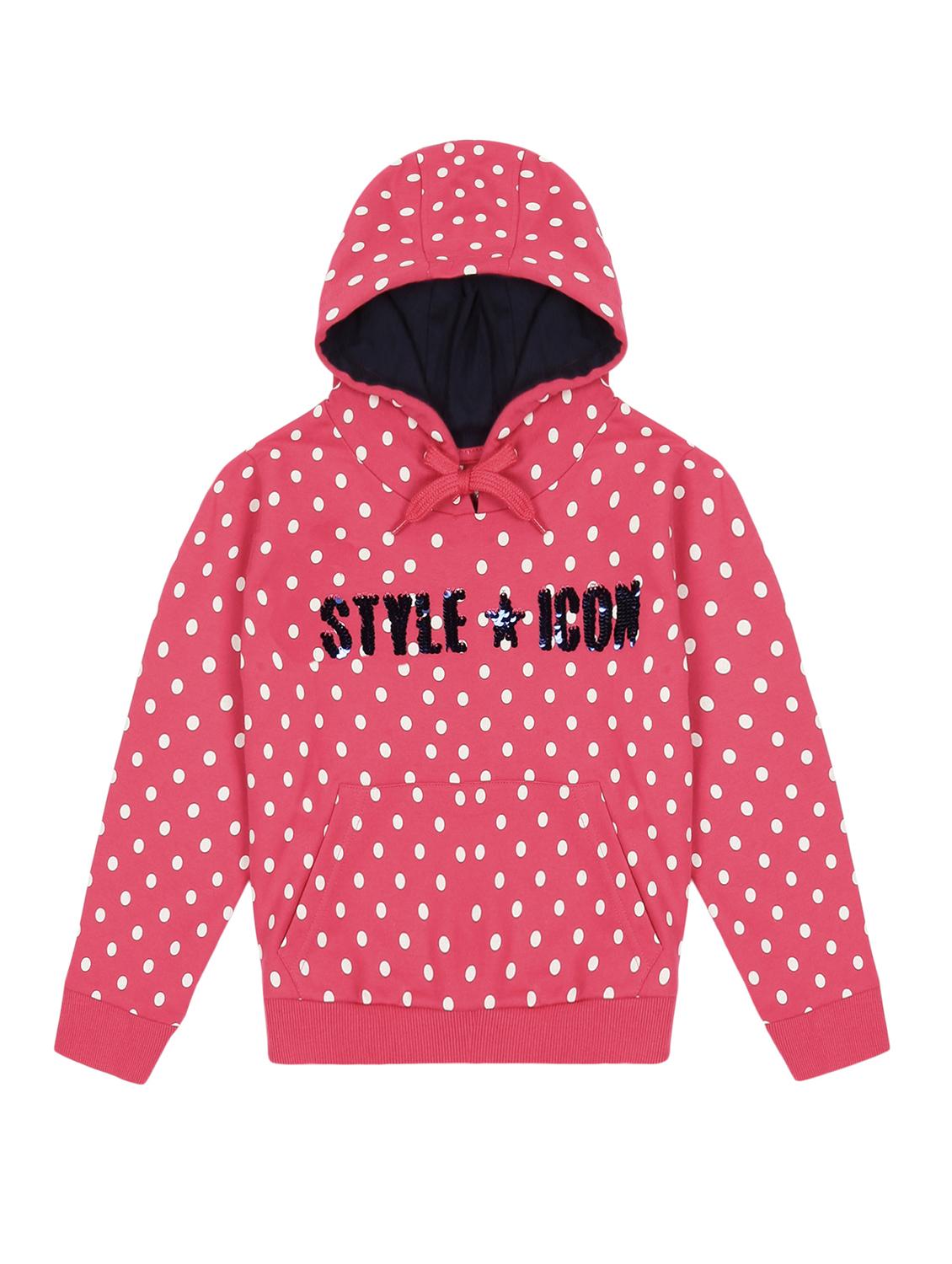 girls printed long sleeve sweatshirt - 22070531 - Zoom Image - 0