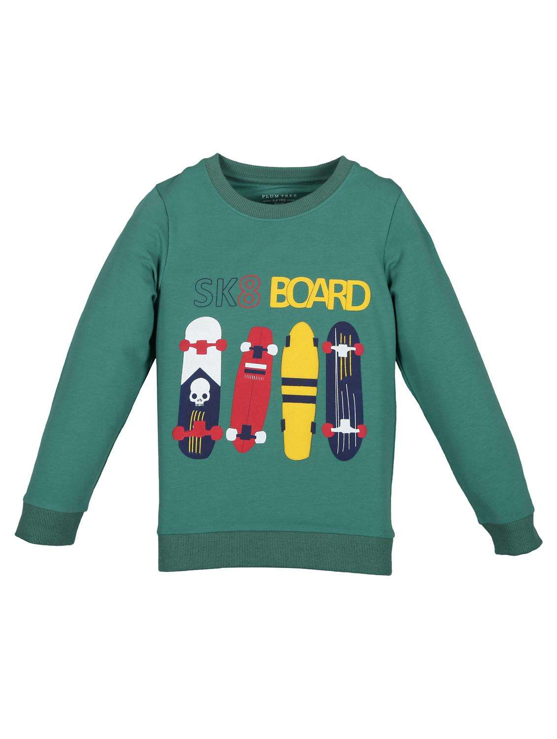boys printed long sleeve sweatshirt