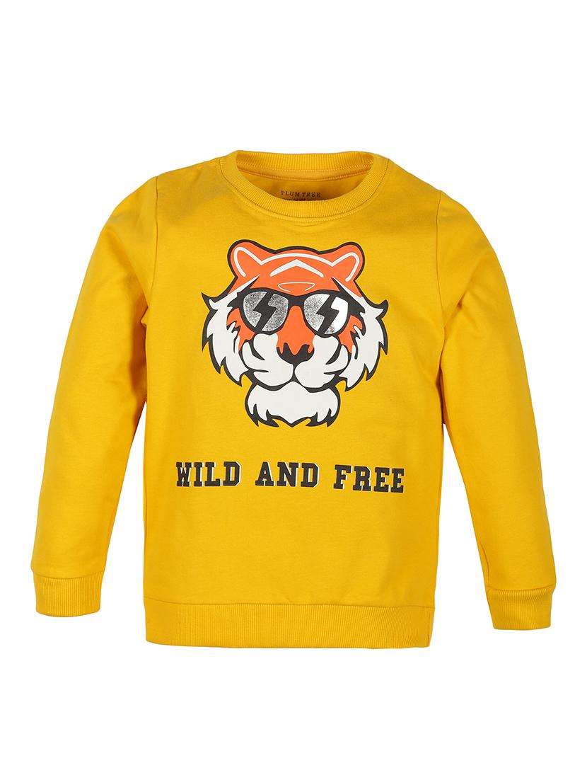 boys printed long sleeve sweatshirt - 22070544 -  Zoom Image - 0