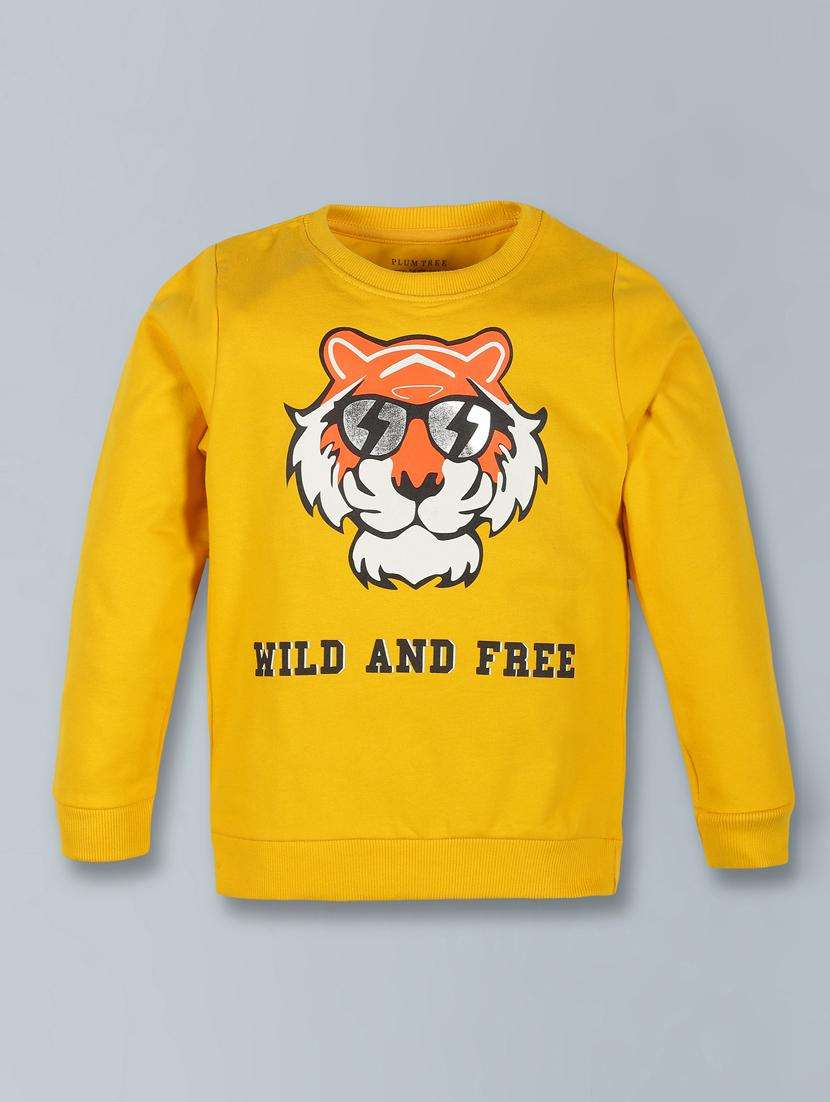 boys printed long sleeve sweatshirt