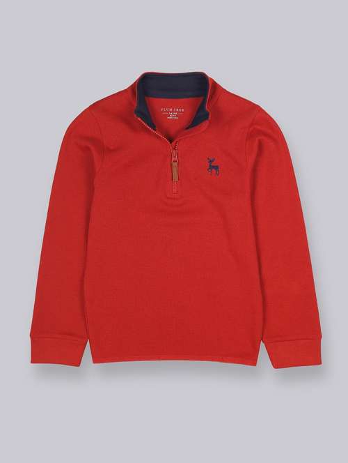 girls solid long sleeve sweatshirt - 22070569 - Standard Image - 0