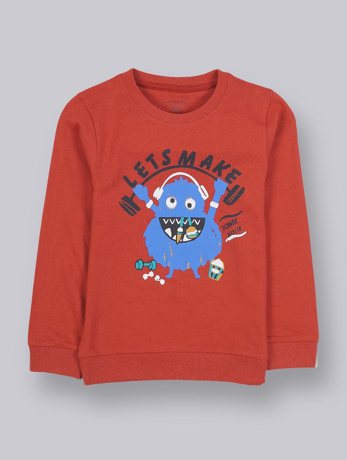girls printed long sleeve sweatshirt - 22070587 -  Zoom Image - 0
