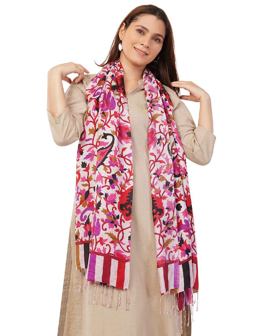 rhe-ana women printed stole - 22070599 -  Zoom Image - 0