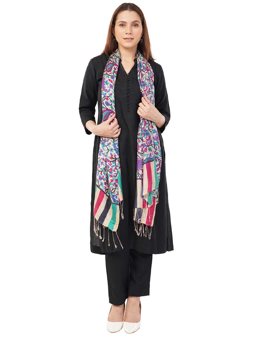 rhe-ana women printed stole - 22070602 - Standard Image - 3