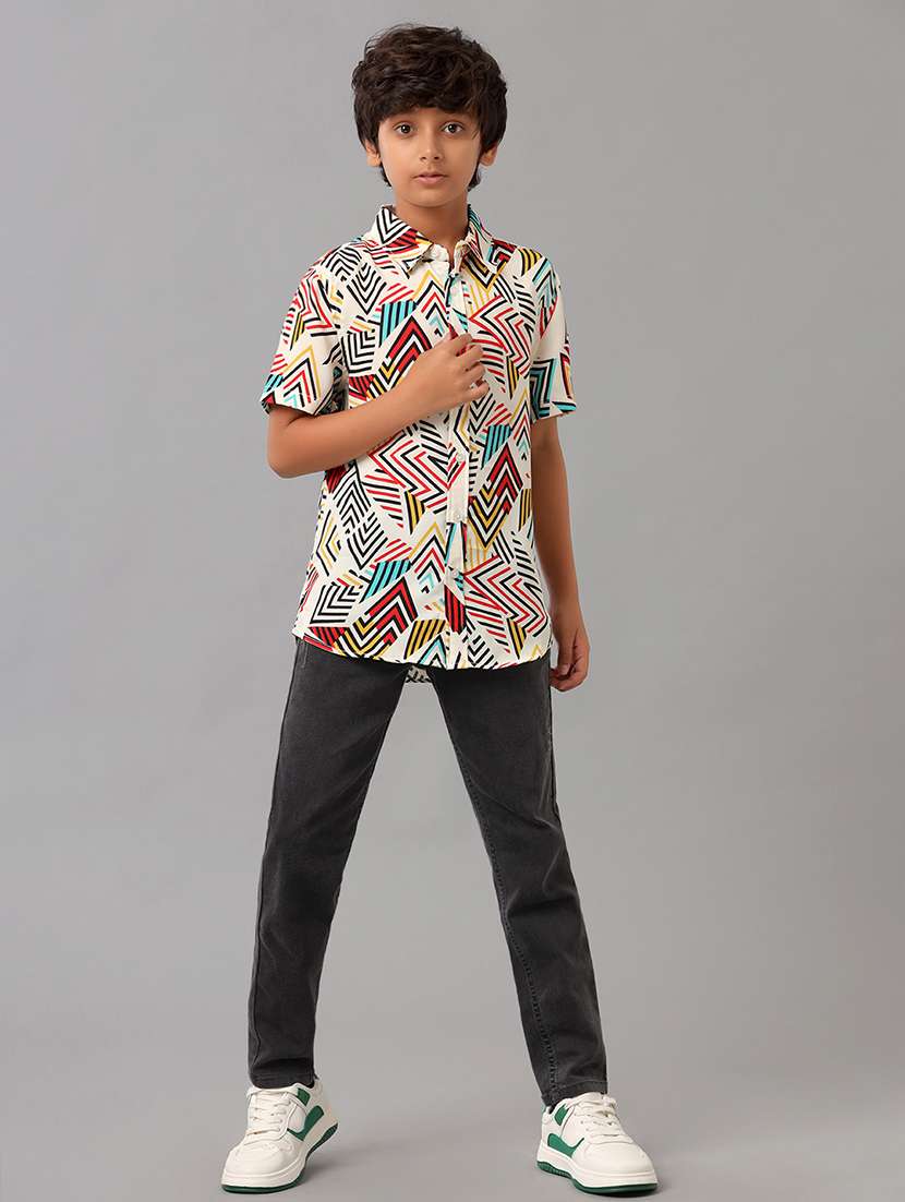 boys solid mid rise slim fit jean - 22070642 -  Standard Image - 3