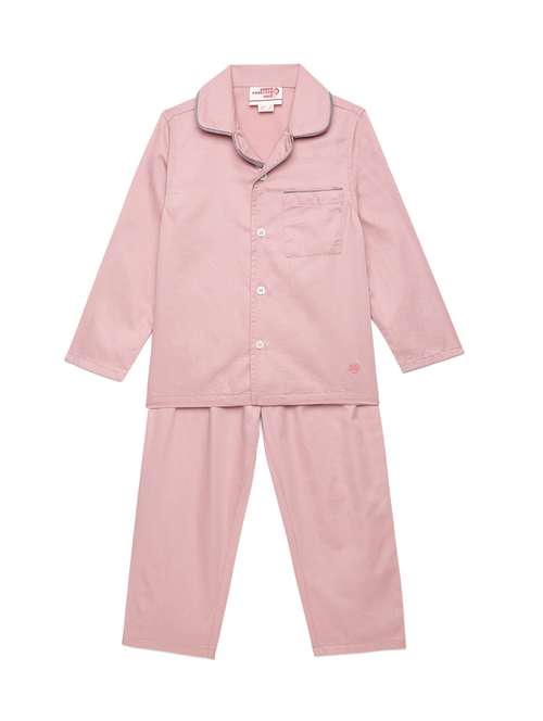 boys solid nightwear pyjama set - 22070673 -  Standard Image - 0