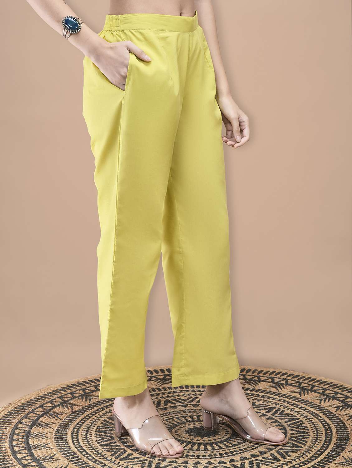 women printed three quarter sleeve kurta pant with dupatta set - 22070682 -  Standard Image - 5