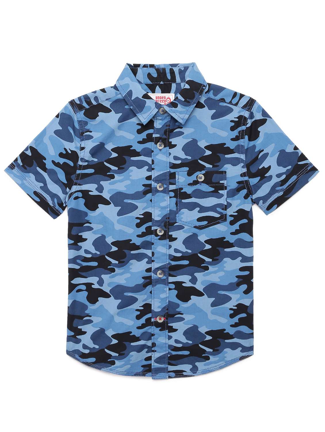 boy collared short sleeve regular fit shirt