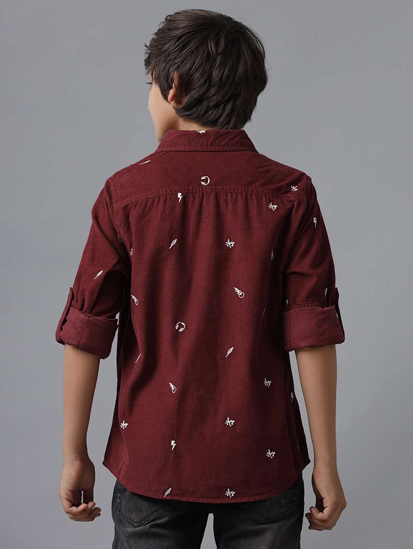 boy collared long sleeve regular fit shirt - 22070755 -  Standard Image - 3