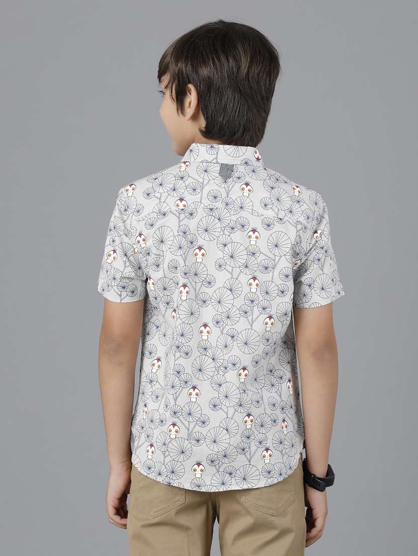 boy collared short sleeve regular fit shirt - 22070768 -  Standard Image - 3