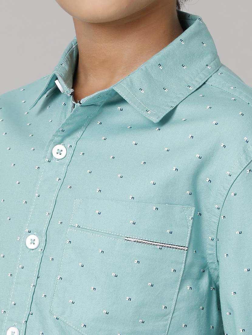 boy collared long sleeve regular fit shirt - 22070775 -  Standard Image - 3