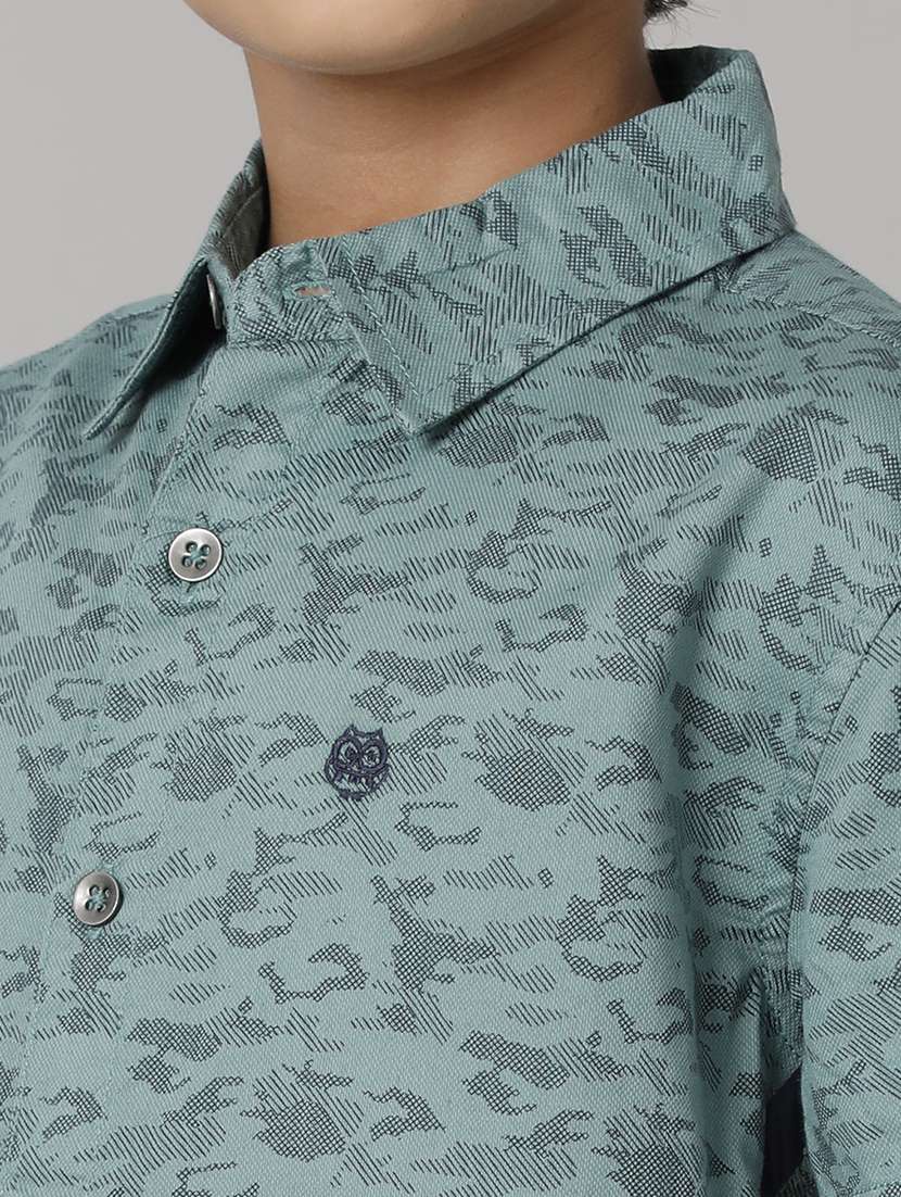 boy collared long sleeve regular fit shirt - 22070776 -  Standard Image - 5