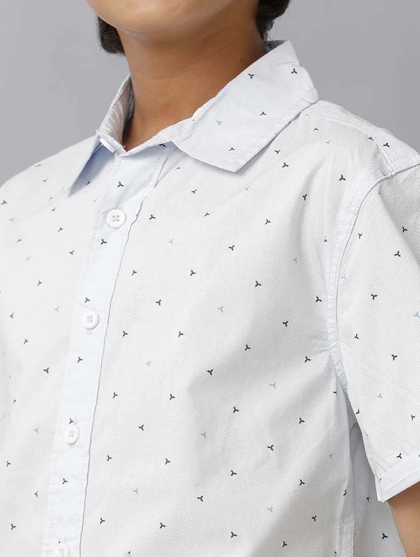 boys collared short sleeve regular fit shirt - 22070784 -  Standard Image - 3