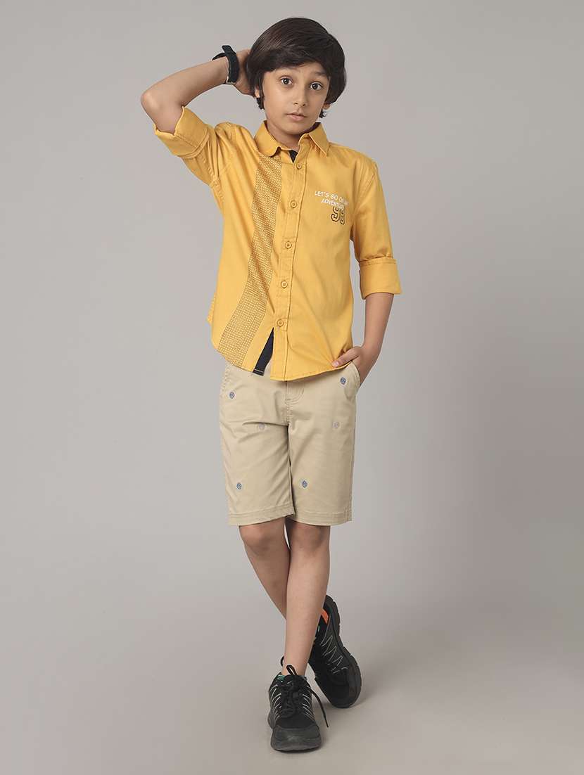 boys collared long sleeve regular fit shirt - 22070796 -  Standard Image - 3