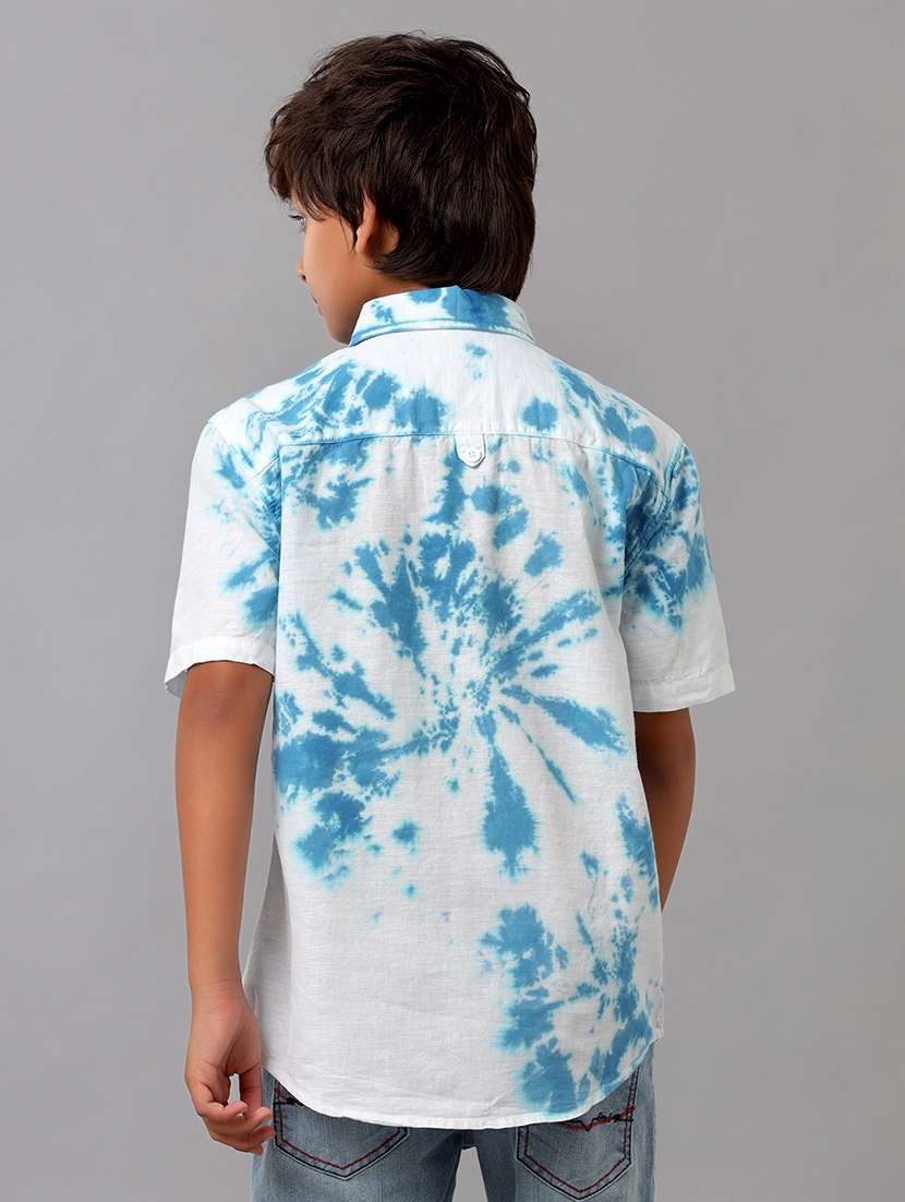 navy blue cotton shirt - 22070799 -  Standard Image - 3