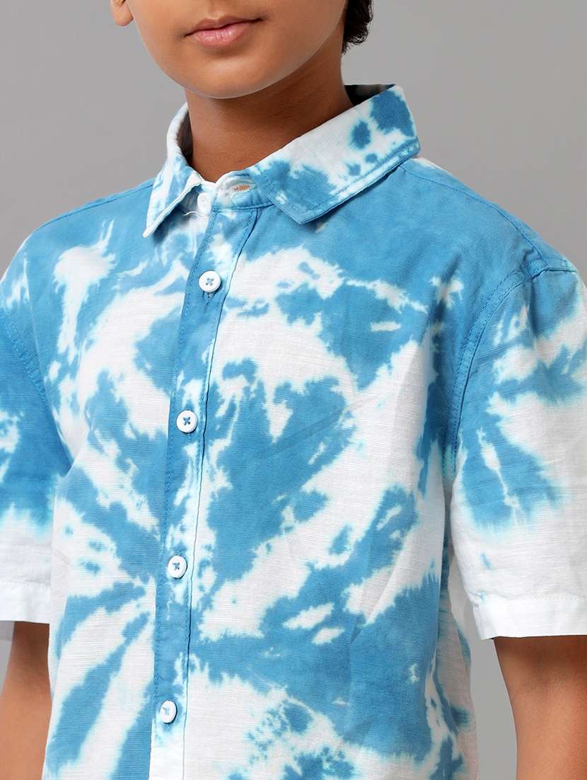 navy blue cotton shirt - 22070799 -  Standard Image - 5