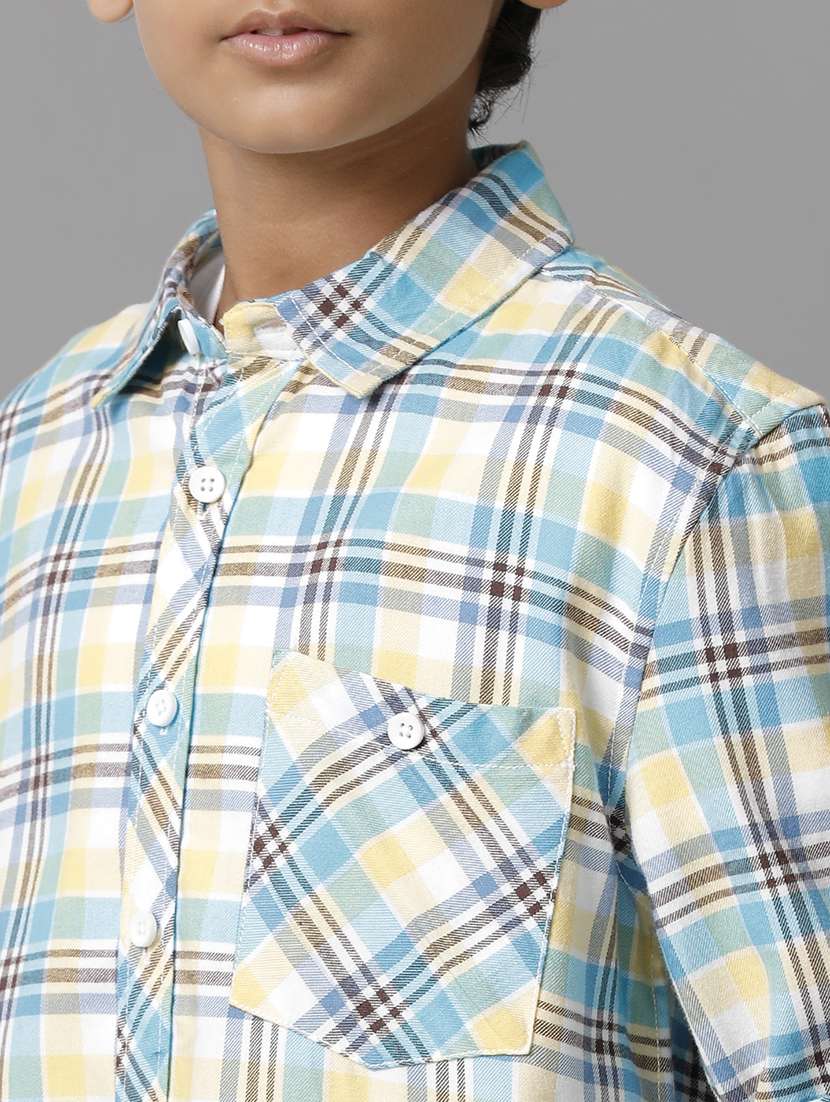 boys collared long sleeve regular fit shirt - 22070810 -  Standard Image - 5