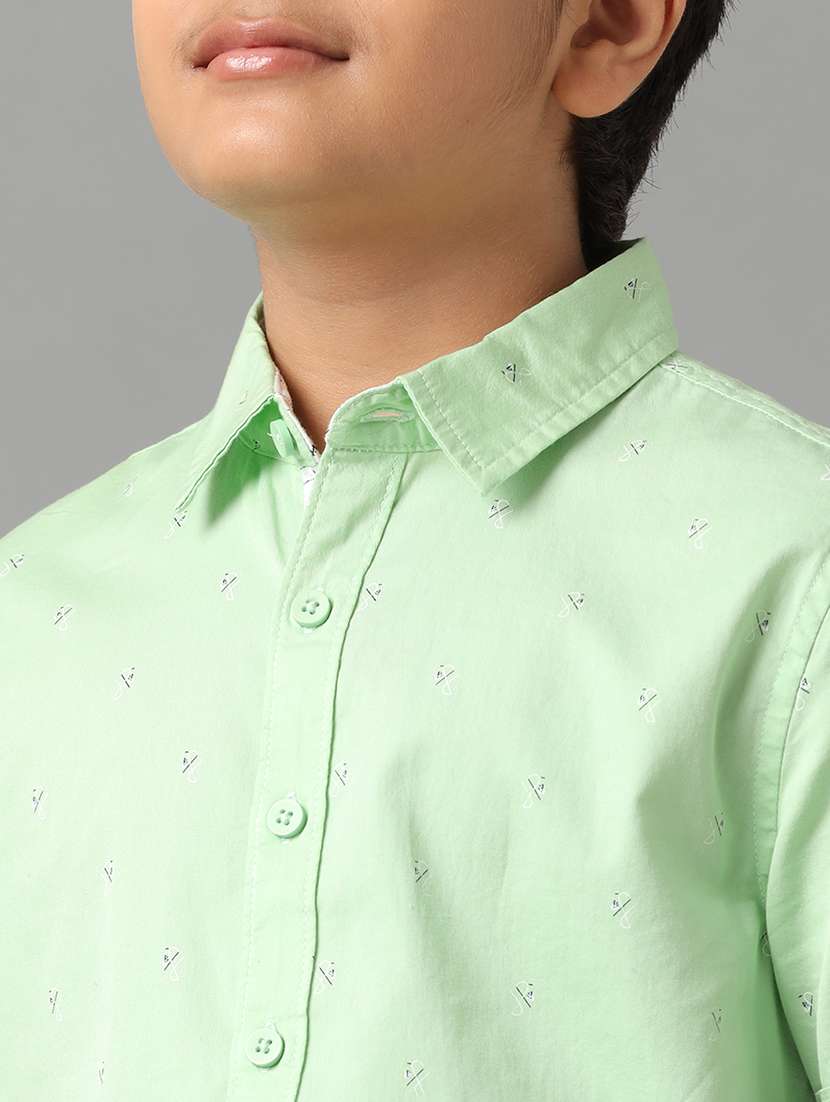 boys collared short sleeve regular fit shirt - 22070831 -  Standard Image - 3