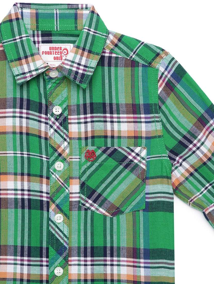 boys collared long sleeve regular fit shirt - 22070836 - Standard Image - 3