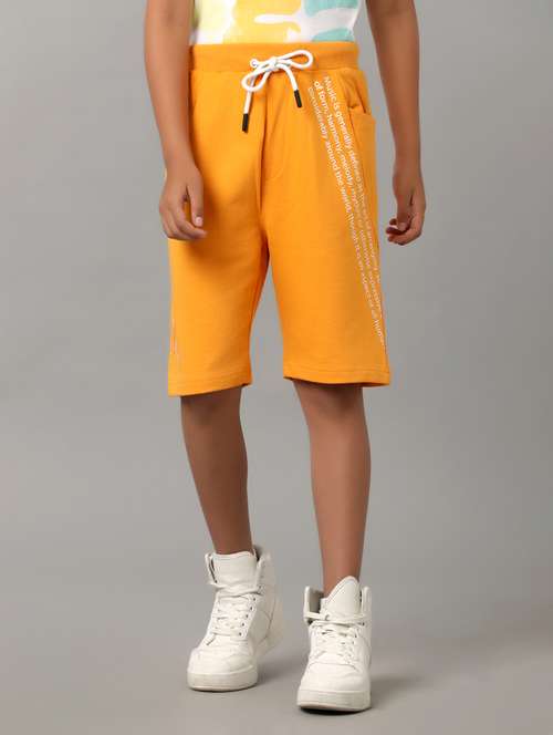 boys printed mid rise regular fit shorts  - 22070869 -  Standard Image - 0