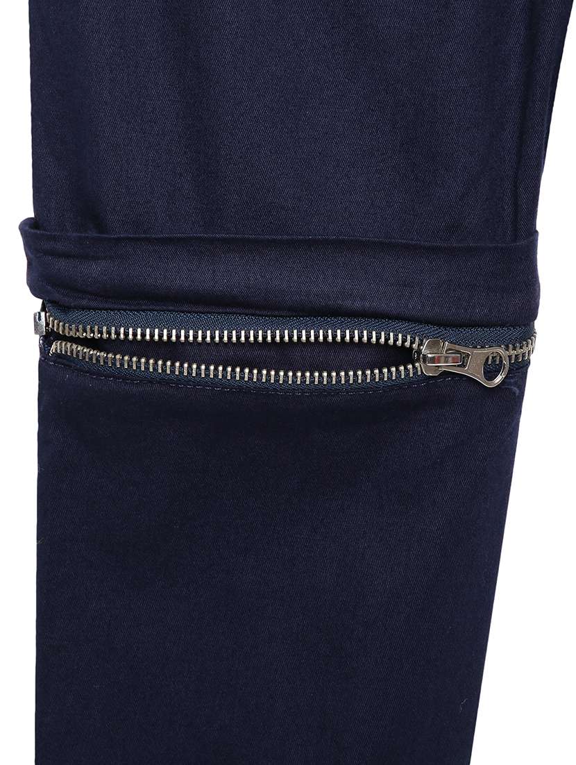 boys solid mid rise slim fit chinos - 22070903 -  Standard Image - 3