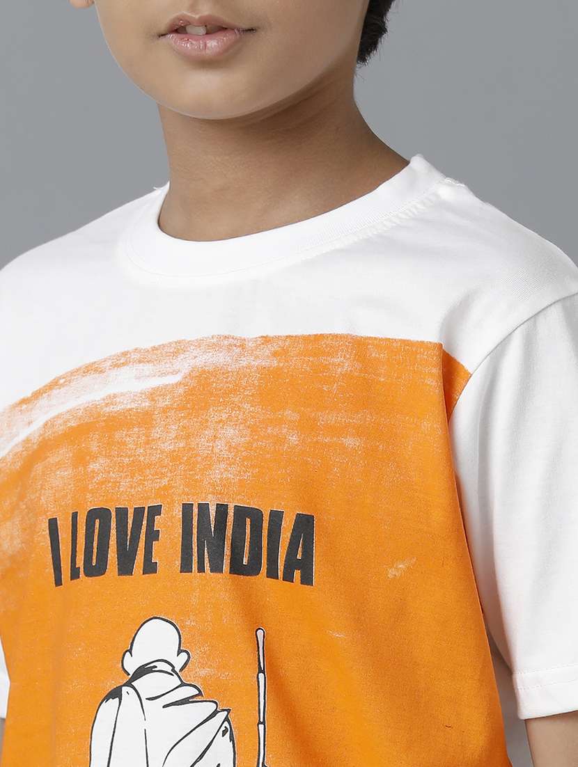 boys printed short sleeve regular fit t-shirt - 22070922 -  Standard Image - 5