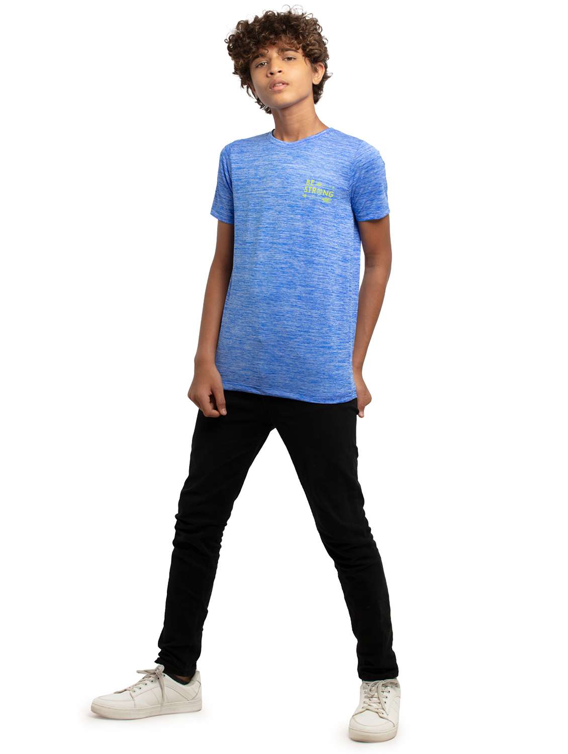 boys solid short sleeve regular fit t-shirt - 22070925 -  Standard Image - 3