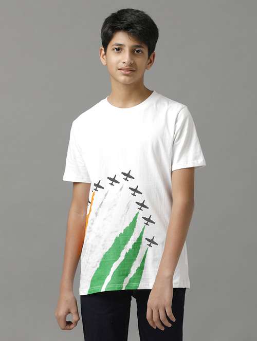 boys printed short sleeve regular fit t-shirt - 22070931 -  Standard Image - 0