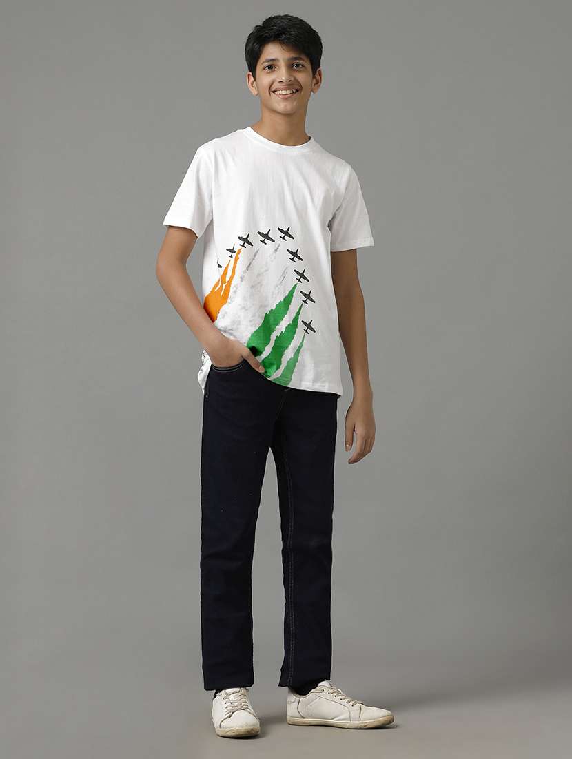 boys printed short sleeve regular fit t-shirt - 22070931 - Standard Image - 3