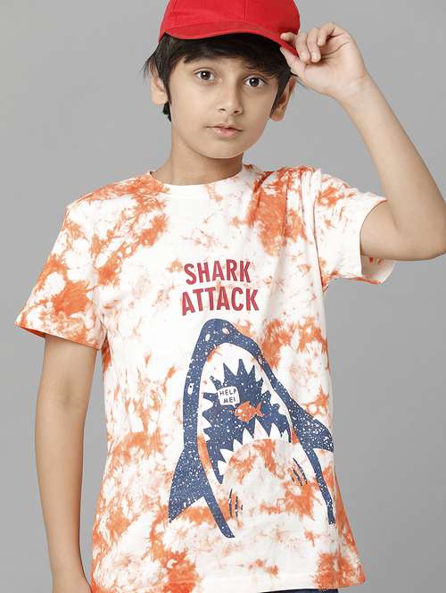 boys printed short sleeve regular fit t-shirt - 22070935 -  Standard Image - 0