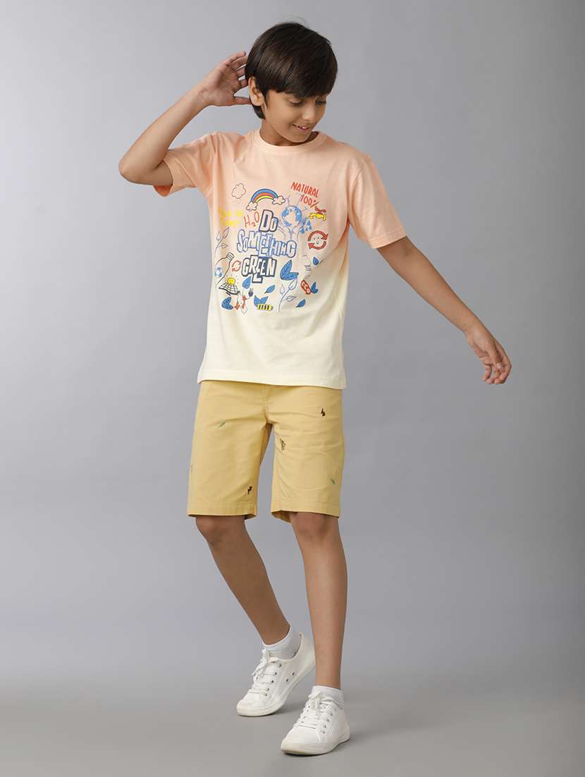 boys printed short sleeve regular fit t-shirt - 22070937 -  Standard Image - 3