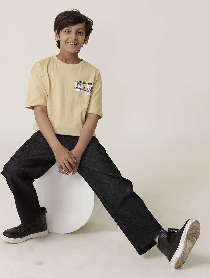 boys printed short sleeve regular fit t-shirt - 22070941 -  Standard Image - 3