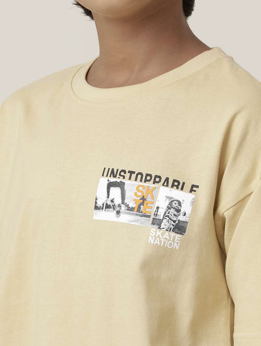 boys printed short sleeve regular fit t-shirt - 22070941 -  Standard Image - 5