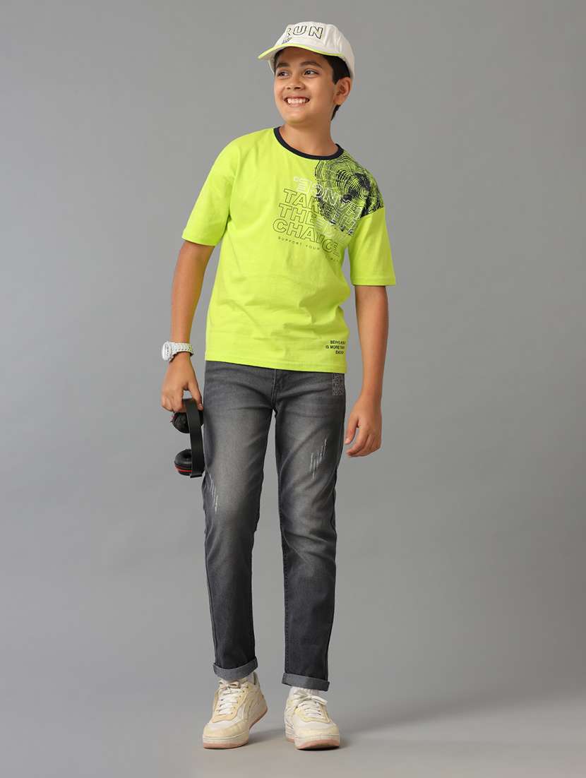 boys printed short sleeve regular fit t-shirt - 22070948 - Standard Image - 3