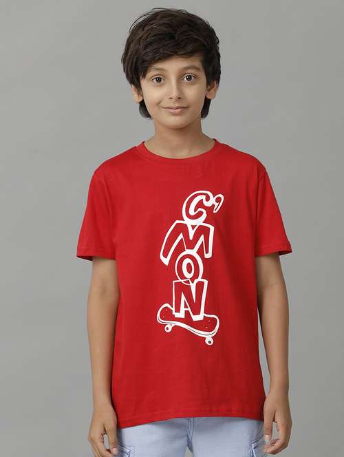 boys printed short sleeve regular fit t-shirt - 22070952 -  Standard Image - 0
