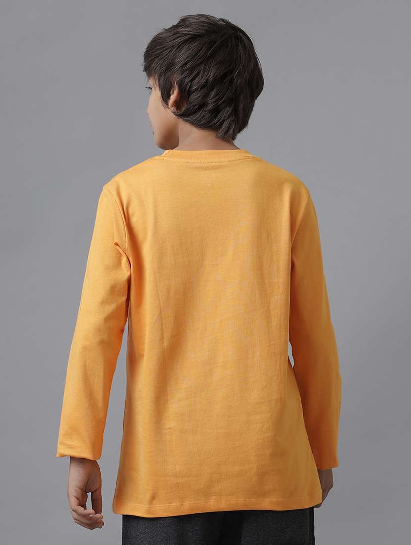 boys printed long sleeve regular fit t-shirt - 22070978 -  Standard Image - 3