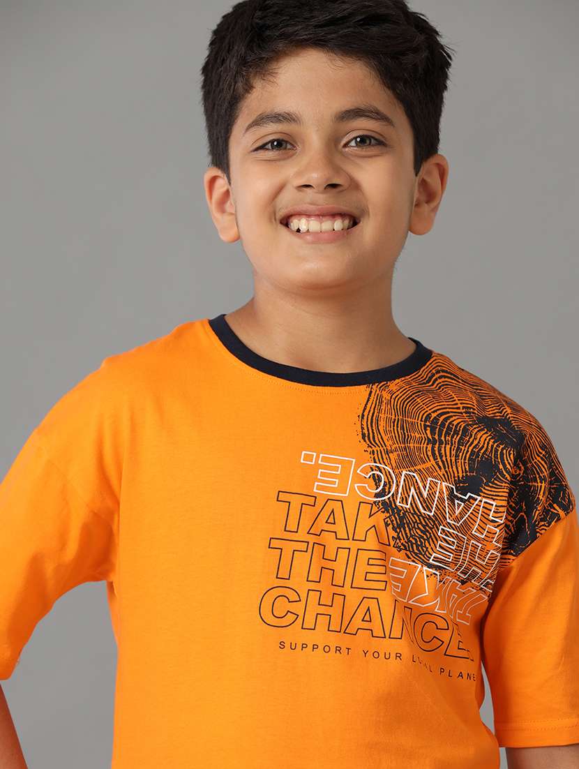 boys printed short sleeve regular fit t-shirt - 22070979 - Standard Image - 3
